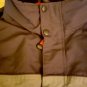 LL Bean Jacket Large Mens Nylon Black Gray Red Parka Coat Hood Size L Outerwear
