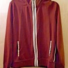 Jones New York Womens XL Jacket Zippered Cotton Spandex Athletic Brown White