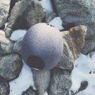 LittleHut Cat Cave,Pet Accessories,100% Felted Wool, Pet House, Dog Beds, Gray