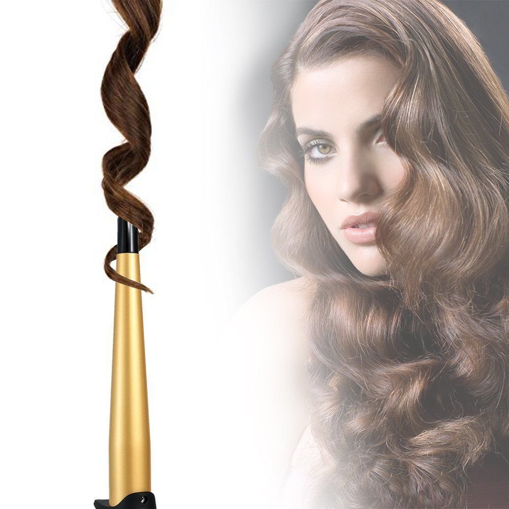 ROZIA Professional Dual Voltage Ceramic Curling Iron ,Hair Salon