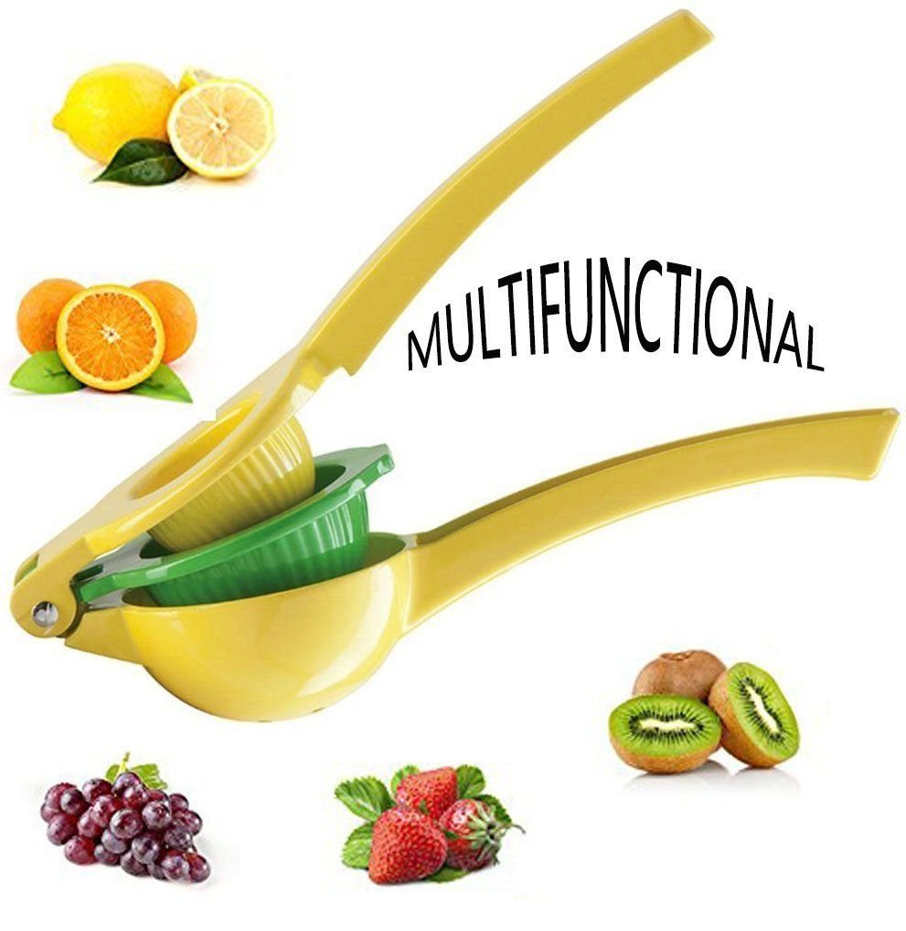 Lime/Lemon Squeezer - Quality Metal Citrus Juicer, Manual Orange Press/Hand For