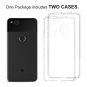 Google Pixel 2 Clear Case Crystal Solid PC Back Cover Soft TPU From USA Warehous