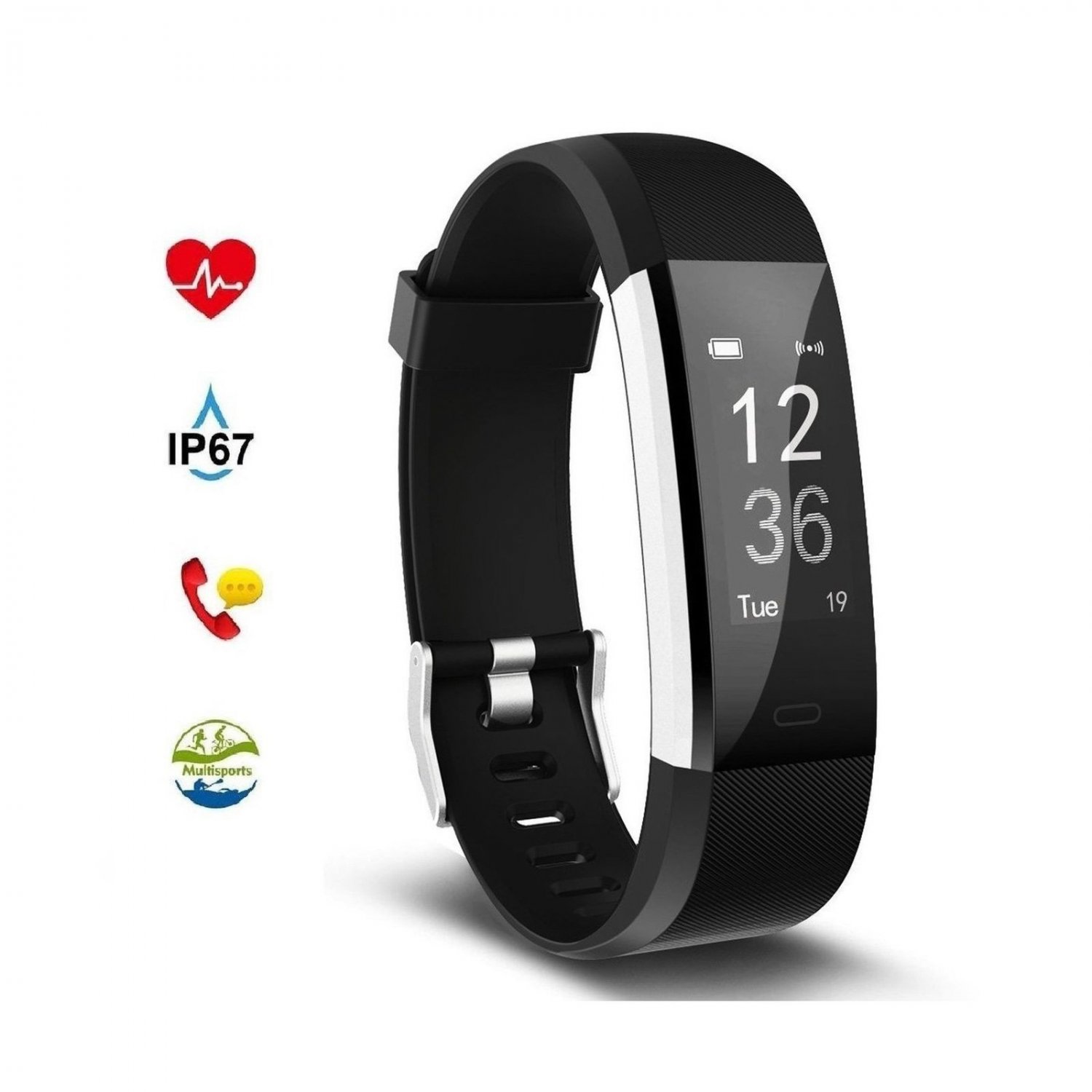 fitness tracker aneken ip 67 waterproof smart bracelet