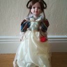 Sweet 16 Inch Porcelain Doll in snow white outfit boxed