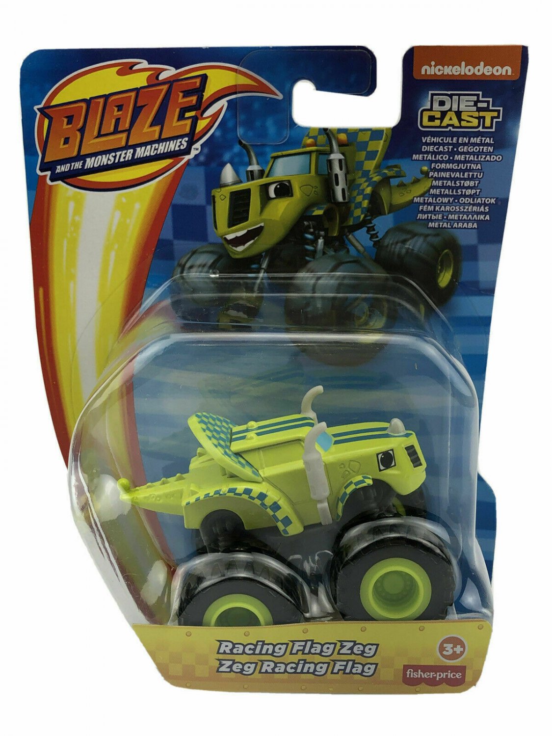 Blaze And The Monster Machines Racing Flag Zeg