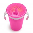 Munchkin Sippy Straw Cup and Snack Catcher Pink