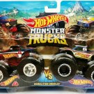 Hot Wheels Monster Truck 1:64 scale Number 4 vs number 1 2 Pack