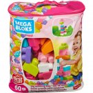 Mega Bloks Big Building Bag 60pcs Pink Bag