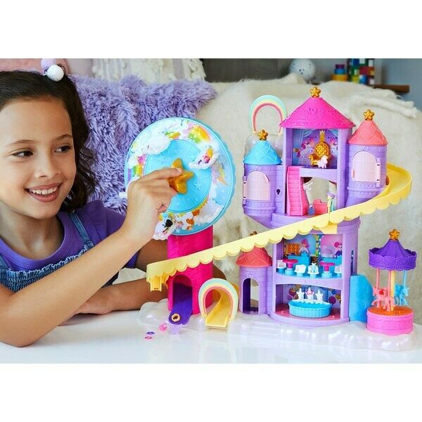 polly pocket rainbow funland theme park