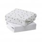 Baby Elegance Jersey Sheets - Grey Star Cot Bed