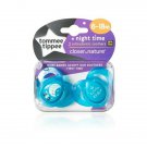 Tommee Tippee Closer To Nature Night Time Soothers - 1 Supplied