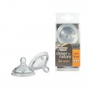 Tommee Tippee (42112451) - Closer to Nature Fast Flow Teats Pack of 2 - Transpar