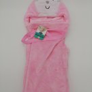 Soft And Fluffy Pink Rabbit Baby Blanket With Hood One Size