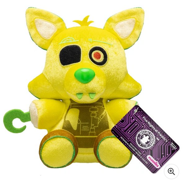 radioactive foxy plush