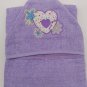 Huggable Violet Baby Bath Towel
