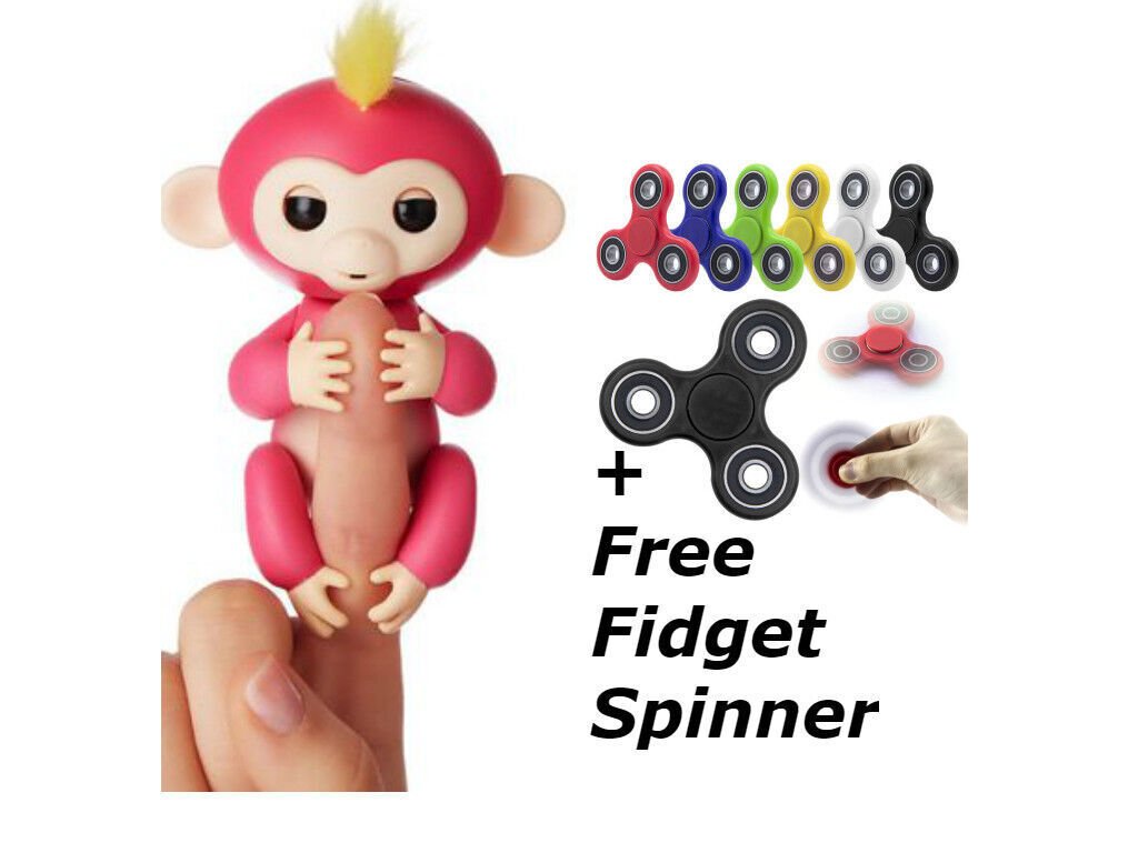 Fingerfun Pink Monkey With Free Stir Juicer