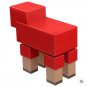 Minecraft 8cm Red Sheep Figure