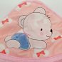 Swaddle I Soft Padded Pink Bear Blanket 6 Months