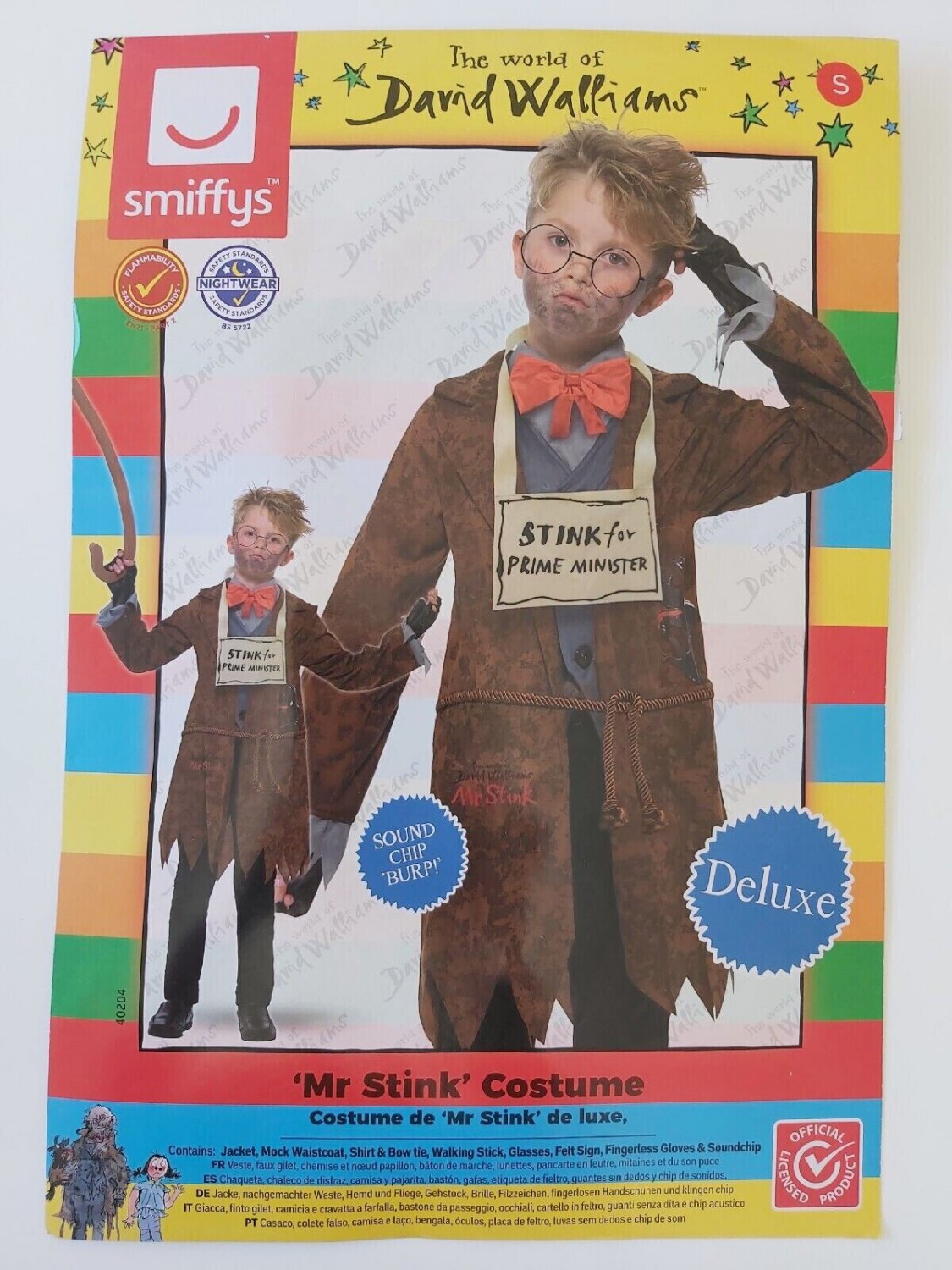 David Walliams Mr Stink Kit Child Brown main image 0