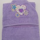 Baby Bath Towel Adorable Purple