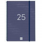 Diary Finocam YEAR Blue A4 21 x 29,7 cm 2025