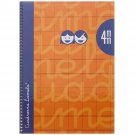 Notebook Lamela Orange Quarto 5 Pieces 80 Sheets