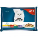 Cat food Purina Chicken Veal Lamb Duck Wild Boar Rabbit 4 x 85 g