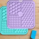 Licky Dog & Cat Rugs 2 Pack with 1 Spatula