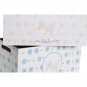 Storage Box DKD Home Decor Blue Pink MDF Wood 36 x 21 x 18 cm (2 Units)