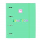 Ring binder Benetton Mint Green 27 x 32 x 3.5 cm