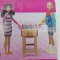 Barbie Mini Game Night Theme Table Football Accessory Set