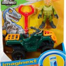 Imaginext Jurassic World Action Figure, ATV, and Technic