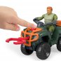 Imaginext Jurassic World Action Figure, ATV, and Technic