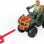 Imaginext Jurassic World Action Figure, ATV, and Technic