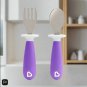 Munchkin Raise Toddler Fork & Spoon Set 12m+ Purple