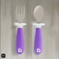 Munchkin Raise Toddler Fork & Spoon Set 12m+ Purple