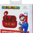Super Mario Wireless Earphones with Charging Case Red