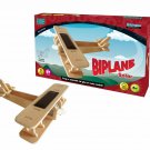 Solar Biplane 17 Pieces No Glue Or Tools Needed