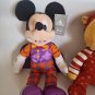 Disney Plush Bundle Winnie The Pooh 2021 + Mickey Mouse Halloween 2021 Soft Toys