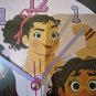 Disney Encanto Wall Clock - 10" Madrigal Sisters (Mirabel, Isabela, Luisa) - New