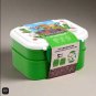 Minecraft Creeper & TNT Bento Box 2 Tier Stacked Kids Lunch Box Wth Cutlery New