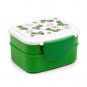 Minecraft Creeper & TNT Bento Box 2 Tier Stacked Kids Lunch Box Wth Cutlery New