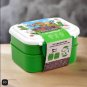 Minecraft Creeper & TNT Bento Box 2 Tier Stacked Kids Lunch Box Wth Cutlery New