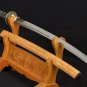 CLAY TEMPERED FULL TANG BLADE BAMBOO SAYA JAPANESE SAMURAI REAL SWORD KATANA