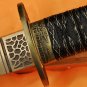 CLAY TEMPERED FULL TANG BLADE BAMBOO SAYA JAPANESE SAMURAI REAL SWORD KATANA