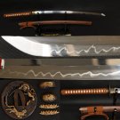 41" Handmade Japanese Samurai Tiger Sword KATANA Clay Tempered Full Tang Blade