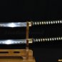 KILL BILL SWORDS SET (BILL+ BRIDE SWORDS) FOLDED STEEL CLAY TEMPERED BLADE