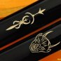 KILL BILL SWORDS SET (BILL+ BRIDE SWORDS) FOLDED STEEL CLAY TEMPERED BLADE