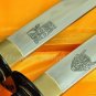 KILL BILL SWORDS SET (BILL+ BRIDE SWORDS) FOLDED STEEL CLAY TEMPERED BLADE