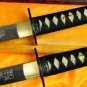 KILL BILL SWORDS SET (BILL+ BRIDE SWORDS) FOLDED STEEL CLAY TEMPERED BLADE